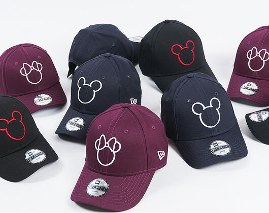 Dětská Kšiltovka New Era Disney Jr Mickey Mouse 9FORTY Child Black/Scarlet Strapback