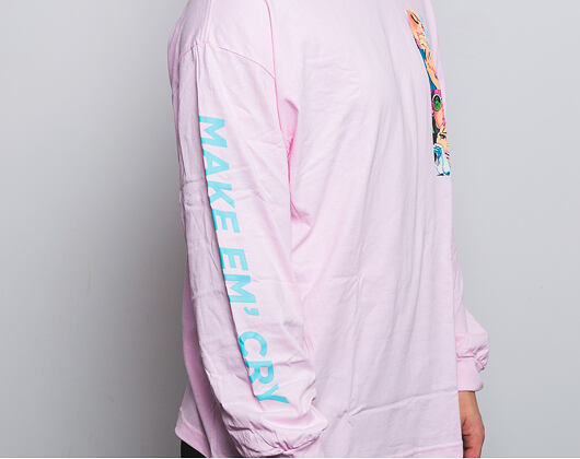 Triko S Dlouhým Rukávem HUF Make Em Cry Ls Tee Pink
