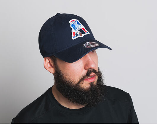 Kšiltovka New Era Patch New England Patriots 9FORTY Official Team Colors Strapback