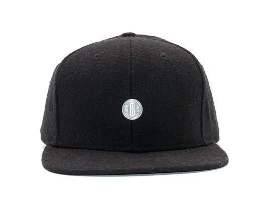 Kšiltovka New Era Pin Brooklyn Nets 9FIFTY Black Snapback