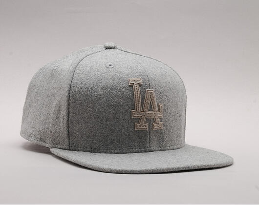 Kšiltovka New Era Melton Original Fit Los Angeles Dodgers 9FIFTY Gray Snapback