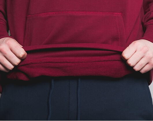 Mikina S Kapucí New Era World Hood Oversized Hoody Cardinal