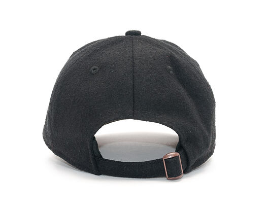 Kšiltovka New Era Mini Melton Cleveland Indians 9FORTY Light Black/Satin Strapback
