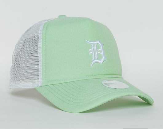 Dámská Kšiltovka New Era Oxford A Frame Trucker Detroit Tigers 9FORTY Green Snapback
