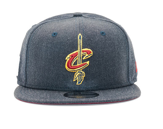 Kšiltovka New Era Team Heather Cleveland Cavaliers 9FIFTY Heather Navy/Cardinal Snapback