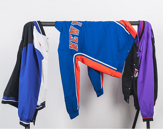 Bunda Mitchell & Ness Authentic Warm Up Toronto Raptors Black/Purple