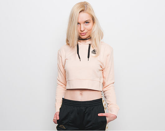 Dámská Mikina S Kapucí Kappa Authentic Zaly Pink Peach