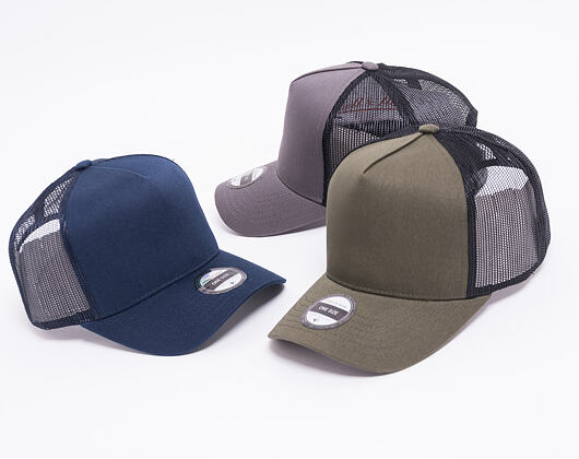 Kšiltovka State of WOW Reed Baseball Trucker Army Green Snapback