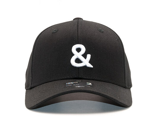 Kšiltovka State of WOW Ampersand SC9201-990& Baseball Cap Crown 2 Black/White Strapback