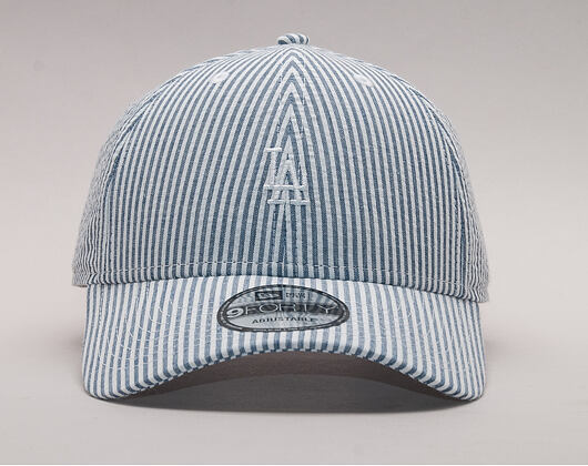 Kšiltovka New Era  Seersucker Los Angeles Dodgers 9FORTY Strapback Navy / Optic White