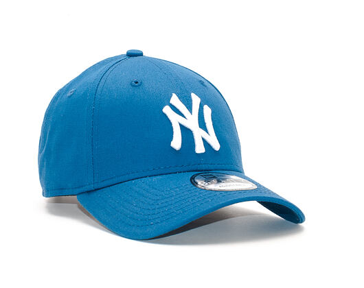 Kšiltovka New Era  League Essential New York Yankees 9FORTY Strapback Snap Shot Blue / Optic White