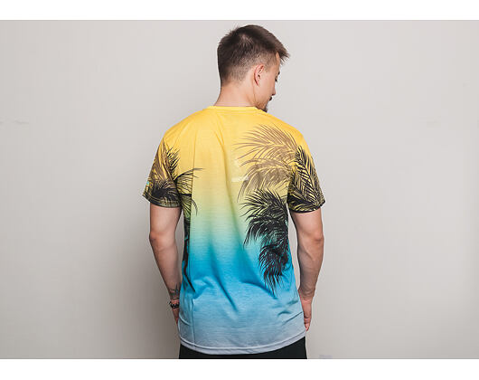 Triko New Era Coastal Heat Tee Golden State Warriors All Over Print