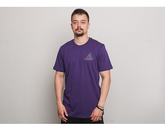 Triko New Era Coast 2 Coast Chest Tee Arizona Diamondbacks Purple