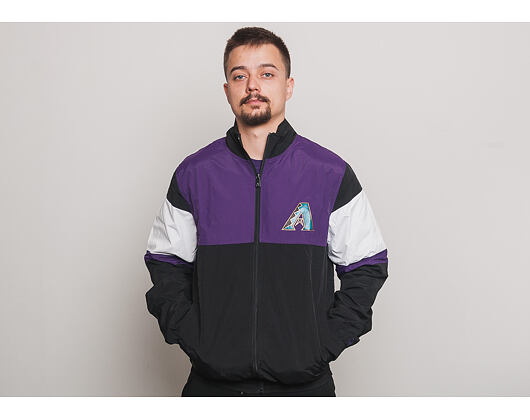 Bunda New Era Coast 2 Coast Track Jacket Arizona Diamondbacks Black/Purple