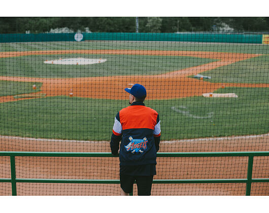 Bunda New Era Coast 2 Coast Track Jacket Anaheim Angels Navy/Heather