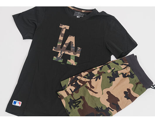 Kraťasy New Era Team Apparel Ft Short Los Angeles Dodgers Woodland Camo