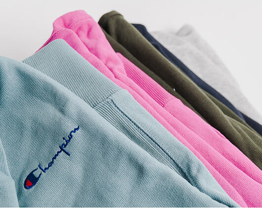 Dámská Mikina S Kapucí Champion Classic Mini Logo Chest Embroidered Grey