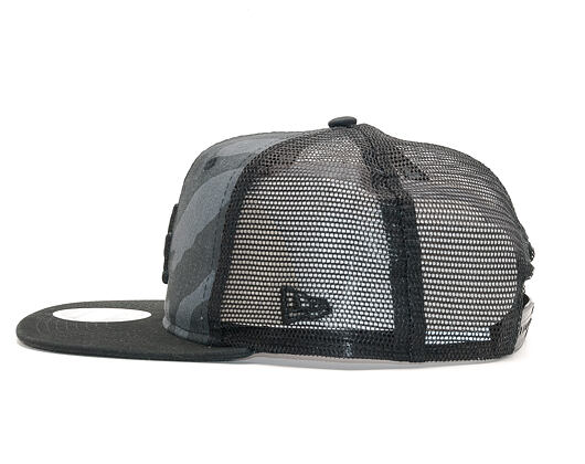 Kšiltovka New Era Trucker Washed Camo Los Angeles Dodgers 9FIFTY Marine Navy Camo Snapback