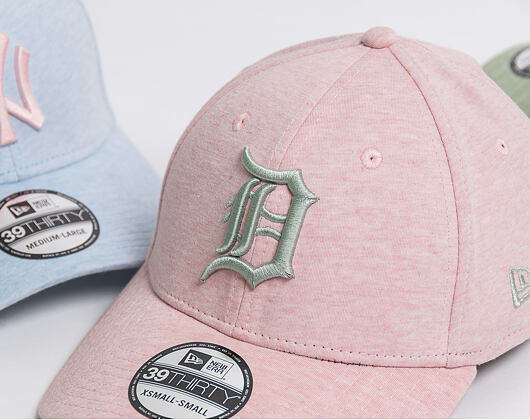 Kšiltovka New Era Jersey Brights New York Yankees 39THIRTY Sky Blue/Pink Lemonade