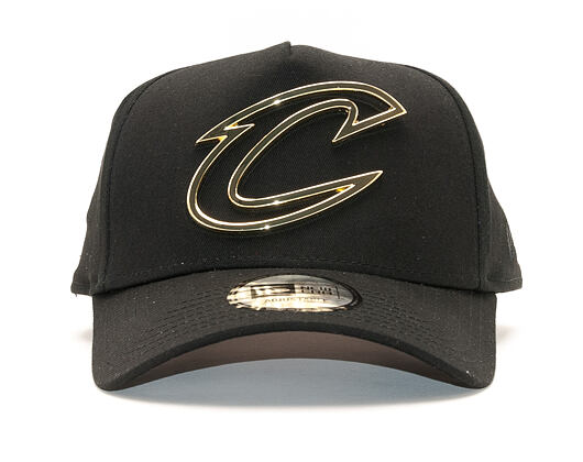 Kšiltovka New Era A Frame Metal Badge Cleveland Cavaliers 9FORTY Black/Gold Snapback