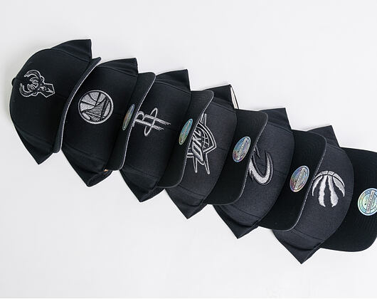 Kšiltovka Mitchell & Ness Melange Logo Golden State Warriors Black Snapback
