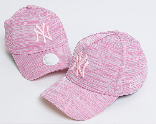 Dámská Kšiltovka New Era Engineered Fit New York Yankees 9FORTY Pink/Grey Heather Strapback