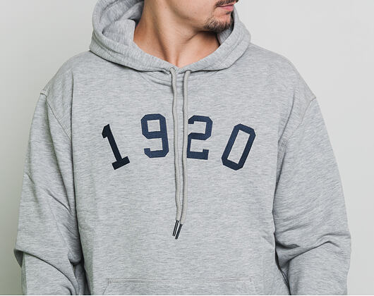 Mikina S Kapucí New Era Branded Po Hoody Light Grey Heather