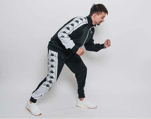 Mikina Kappa Banda 10 Ahran Black/White