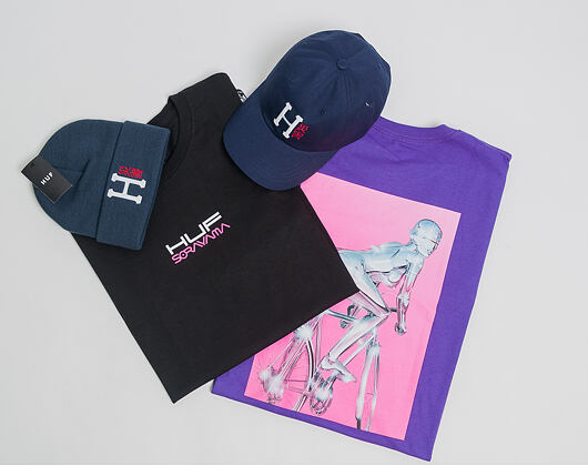 Triko HUF X Sorayama Ride Purple