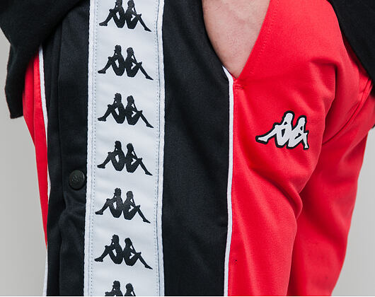 Tepláky Kappa Banda Big Bay Red/Black/White