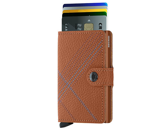 Peněženka Secrid Miniwallet Stitch Linea Caramello