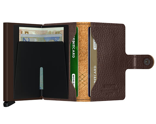 Peněženka Secrid Miniwallet Stitch Linea Espresso