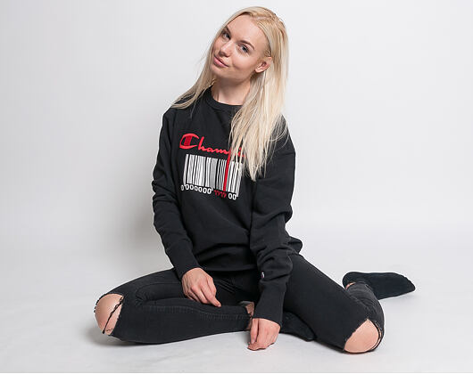 Mikina Champion Crewneck Sweatshirt Maxi Unisex Black