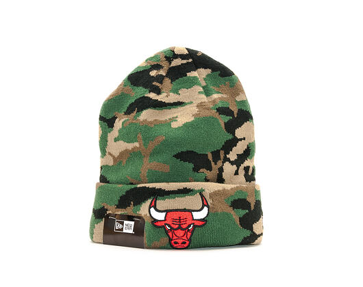 Kulich New Era Essential Camo Knit Chicago Bulls Woodland Camo