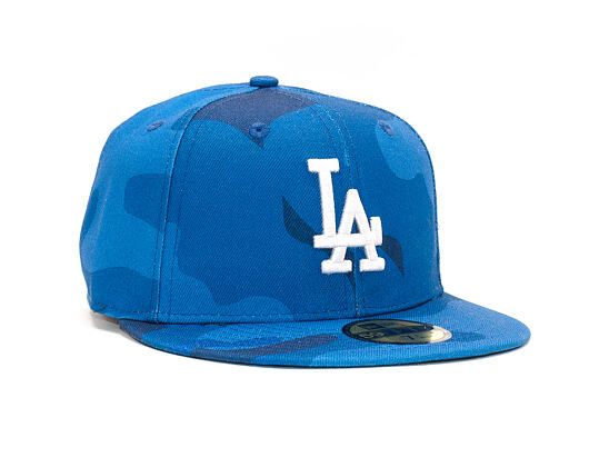 Kšiltovka New Era 59FIFTY Essential Camo Los Angeles Dodgers Navy Camo/White