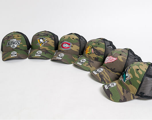 Kšiltovka 47 Brand Pittsburgh Penguins Camo Branson MVP Snapback