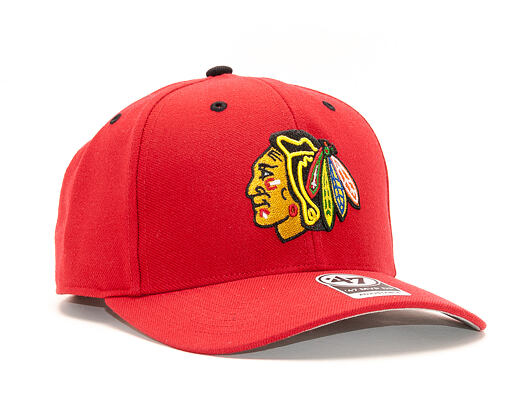 Kšiltovka 47 Brand Chicago Blackhawks Audible MVP DP Red Strapback