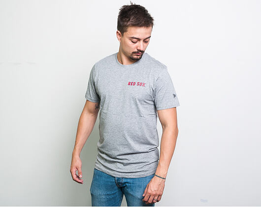 Triko New Era Boston Red Sox MLB Stadium Light Grey Heather