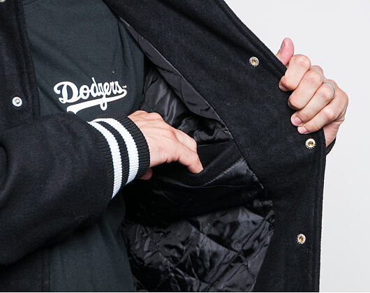 Bunda New Era Los Angeles Dodgers Team Apparel Bomber Black
