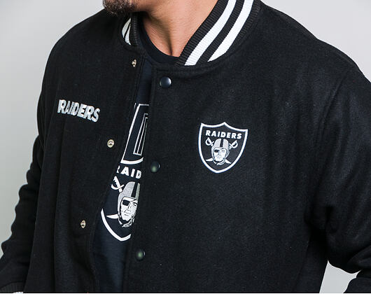 Bunda New Era Oakland Raiders NFL Team Apparel Bomber Black