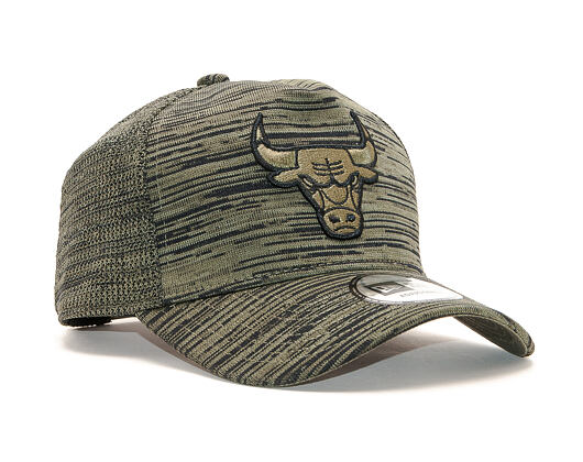 Kšiltovka New Era 9FORTY A-Frame Chicago Bulls Engineered Fit New Olive/Black Snapback
