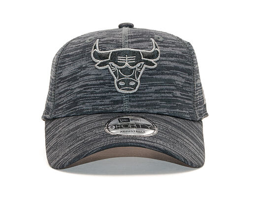 Kšiltovka New Era 9FORTY Chicago Bulls Engineered Fit Black/Grey Heather Strapback