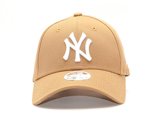 Dámská Kšiltovka New Era 9FORTY New York Yankees League Essential Wheat/White Strapback