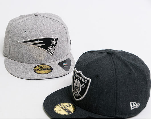 Kšiltovka New Era 59FIFTY New England Patriots Heather Grey
