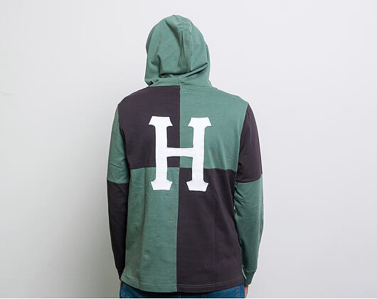 Mikina HUF Nostalgia Rugby Dark Forest