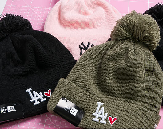 Kulich New Era Heart Knit Los Angeles Dodgers Black