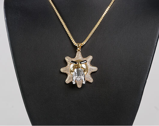 Pozlacený Řetízek King Ice Glo Gang The Glo Cup Necklace
