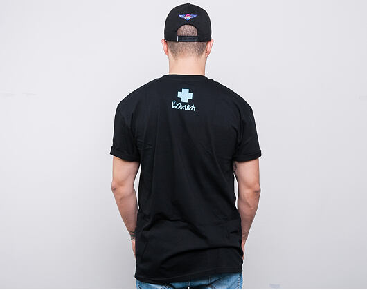 Triko Pink Dolphin Tsunami Tee Black