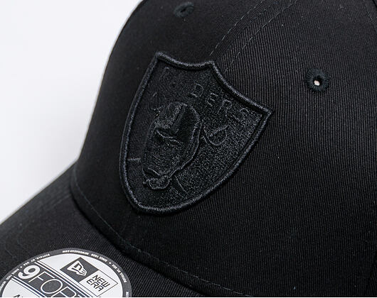 Kšiltovka New Era 9FORTY Oakland Raiders Black/Black Snapback