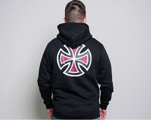 Mikina Independent Bar Cross Hoody Black